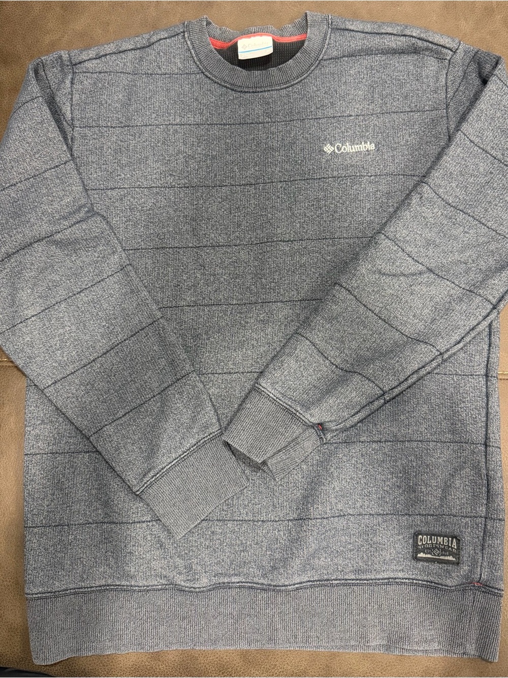 Columbia Gray Heather Crewneck Sweater